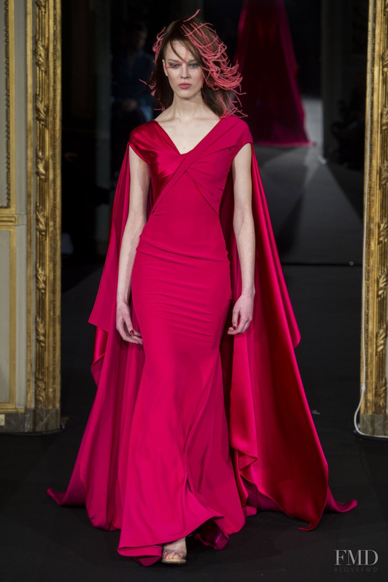 Giedre Kiaulenaite featured in  the Alexis Mabille fashion show for Spring/Summer 2015