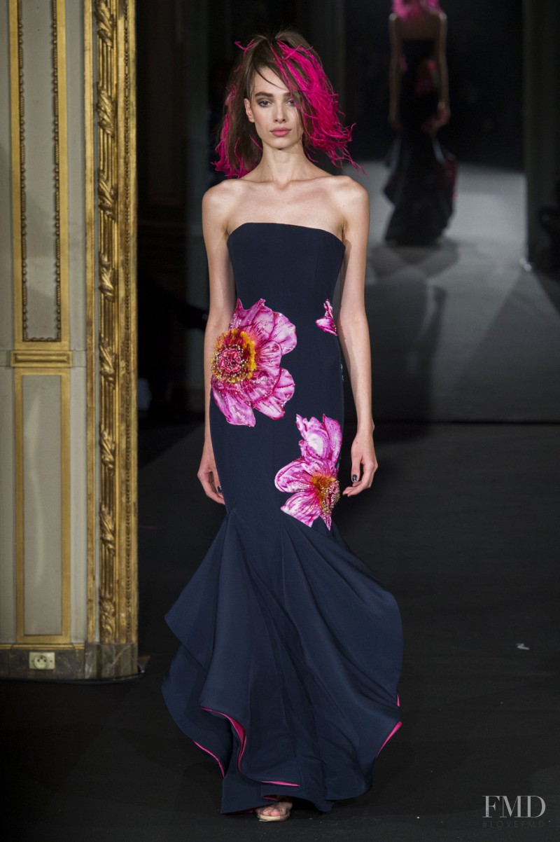 Jaque Cantelli featured in  the Alexis Mabille fashion show for Spring/Summer 2015