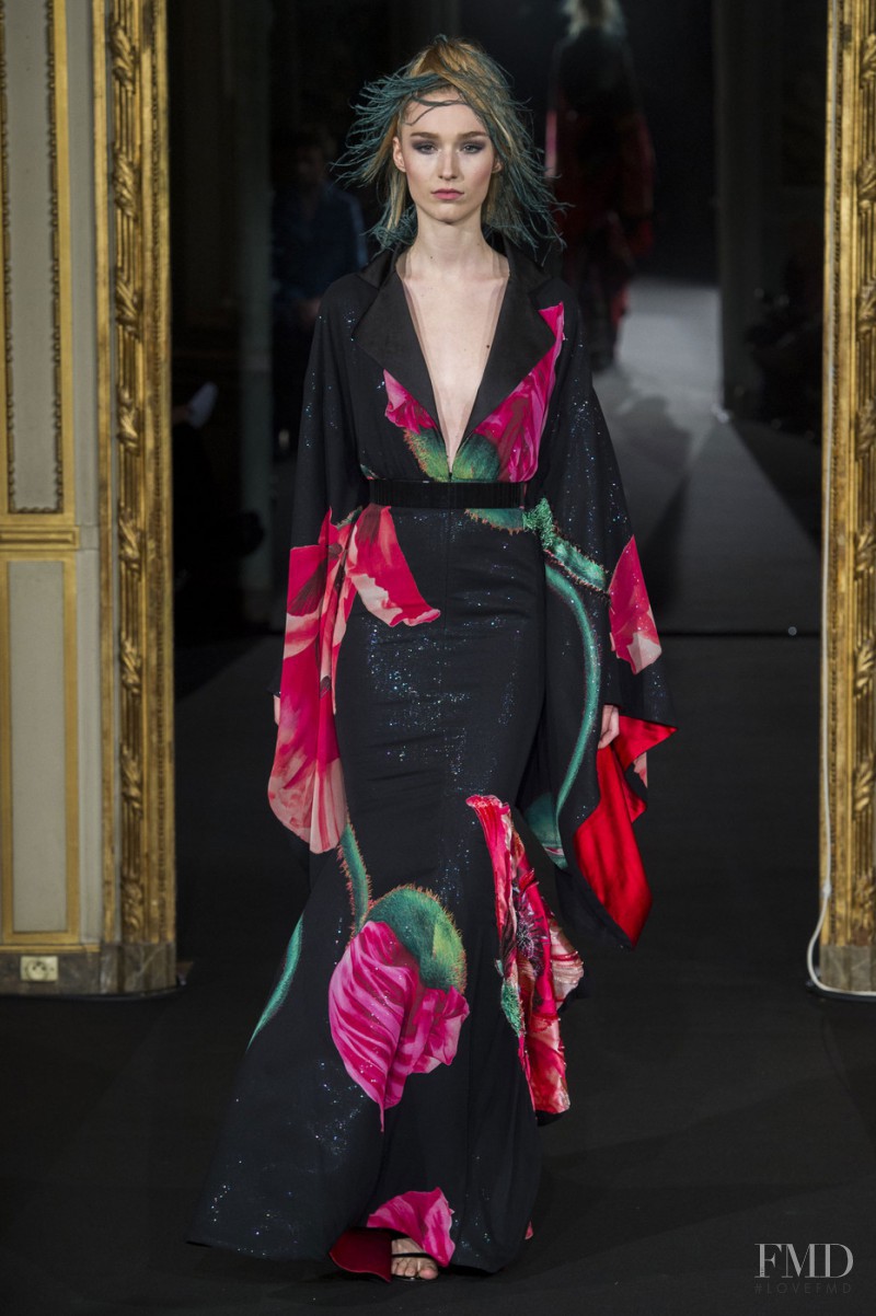 Manuela Frey featured in  the Alexis Mabille fashion show for Spring/Summer 2015