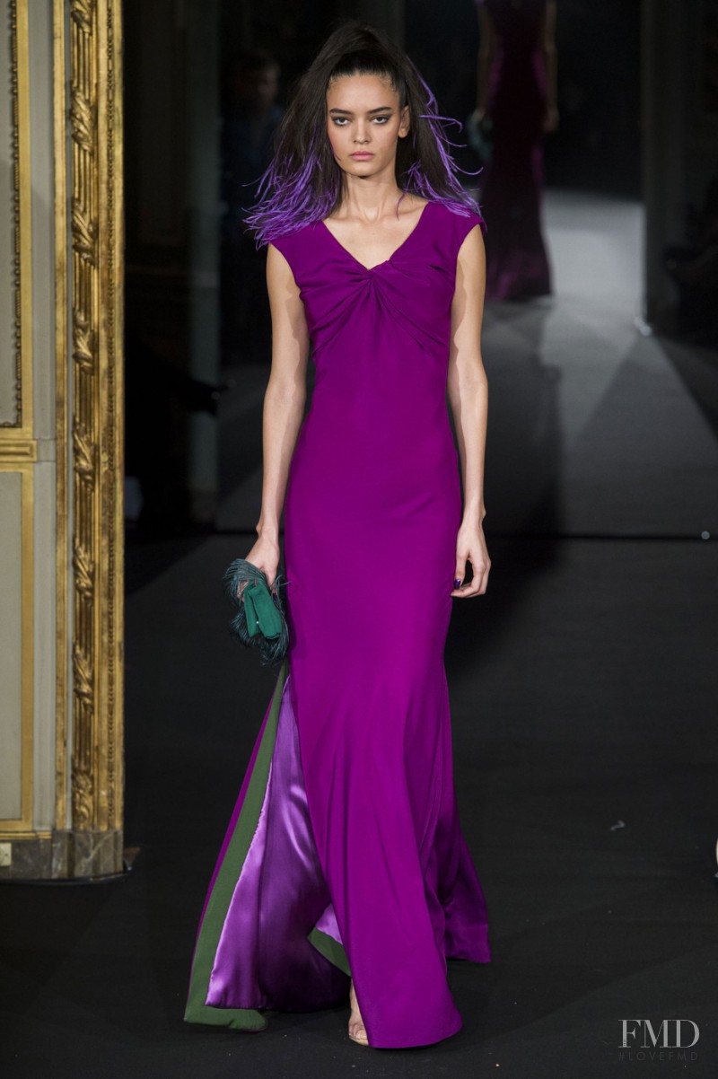Wanessa Milhomem featured in  the Alexis Mabille fashion show for Spring/Summer 2015