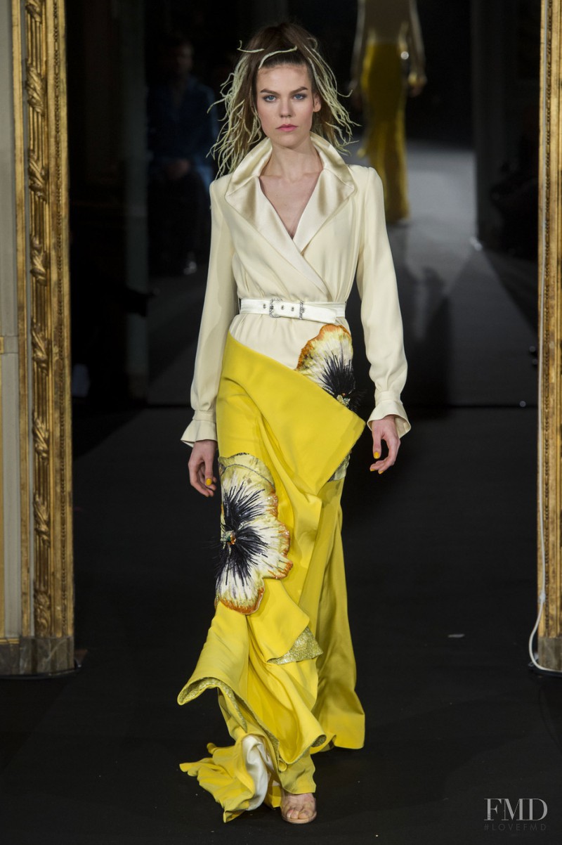 Annemijn Dijs featured in  the Alexis Mabille fashion show for Spring/Summer 2015
