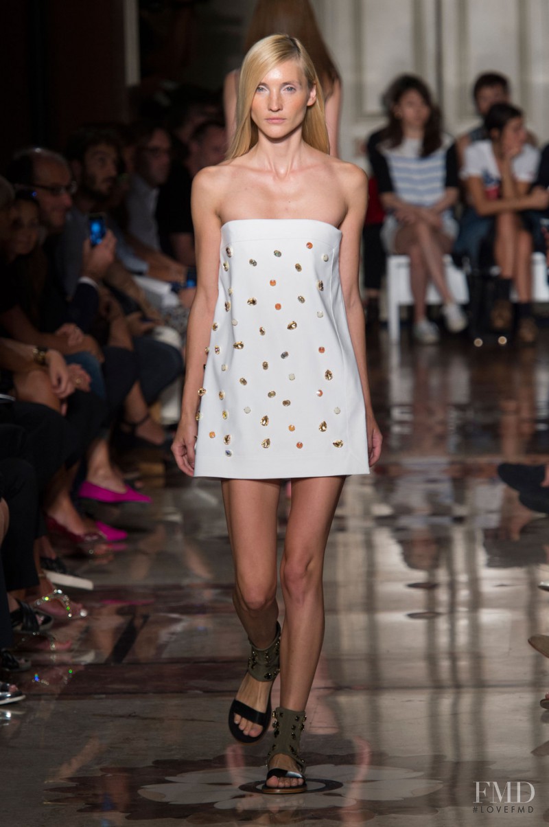 Nastia Shershen featured in  the Andrea Incontri fashion show for Spring/Summer 2015