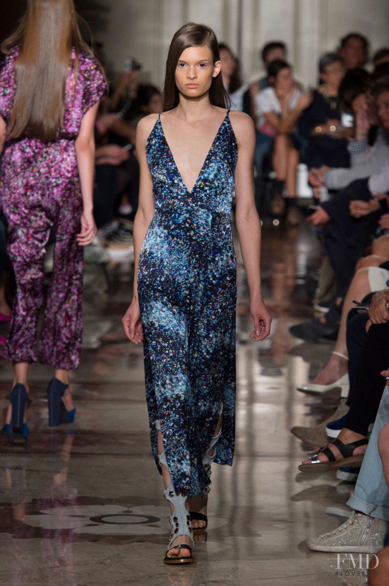 Zita Farkas featured in  the Andrea Incontri fashion show for Spring/Summer 2015