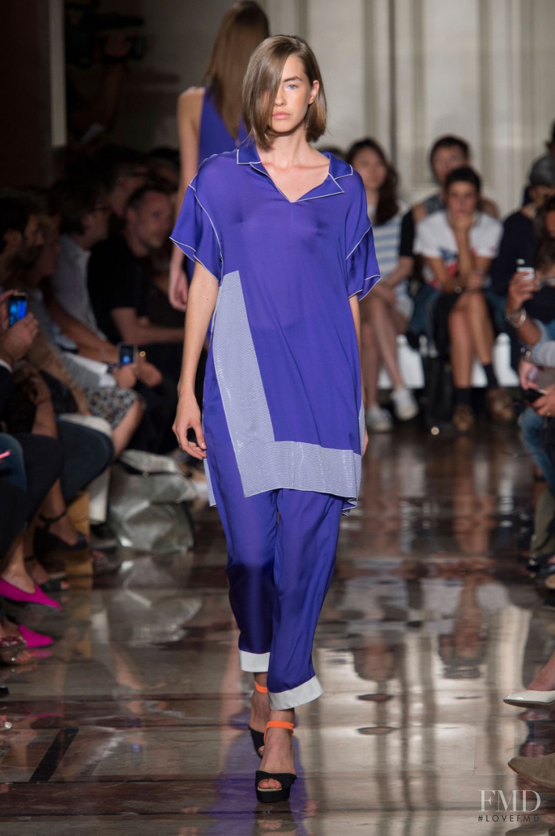 Ria Serebryakova featured in  the Andrea Incontri fashion show for Spring/Summer 2015