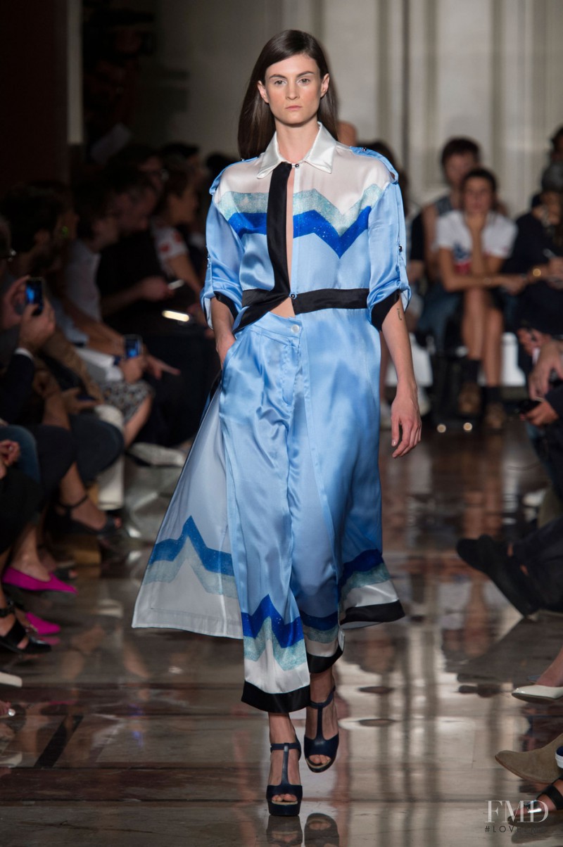 Cecile Canepa featured in  the Andrea Incontri fashion show for Spring/Summer 2015