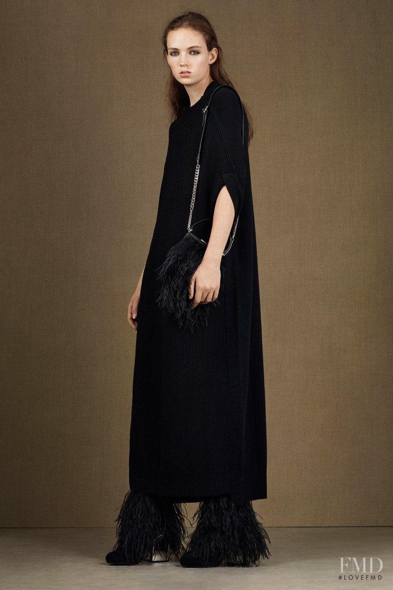 Adrienne Juliger featured in  the McQ Alexander McQueen fashion show for Pre-Fall 2015