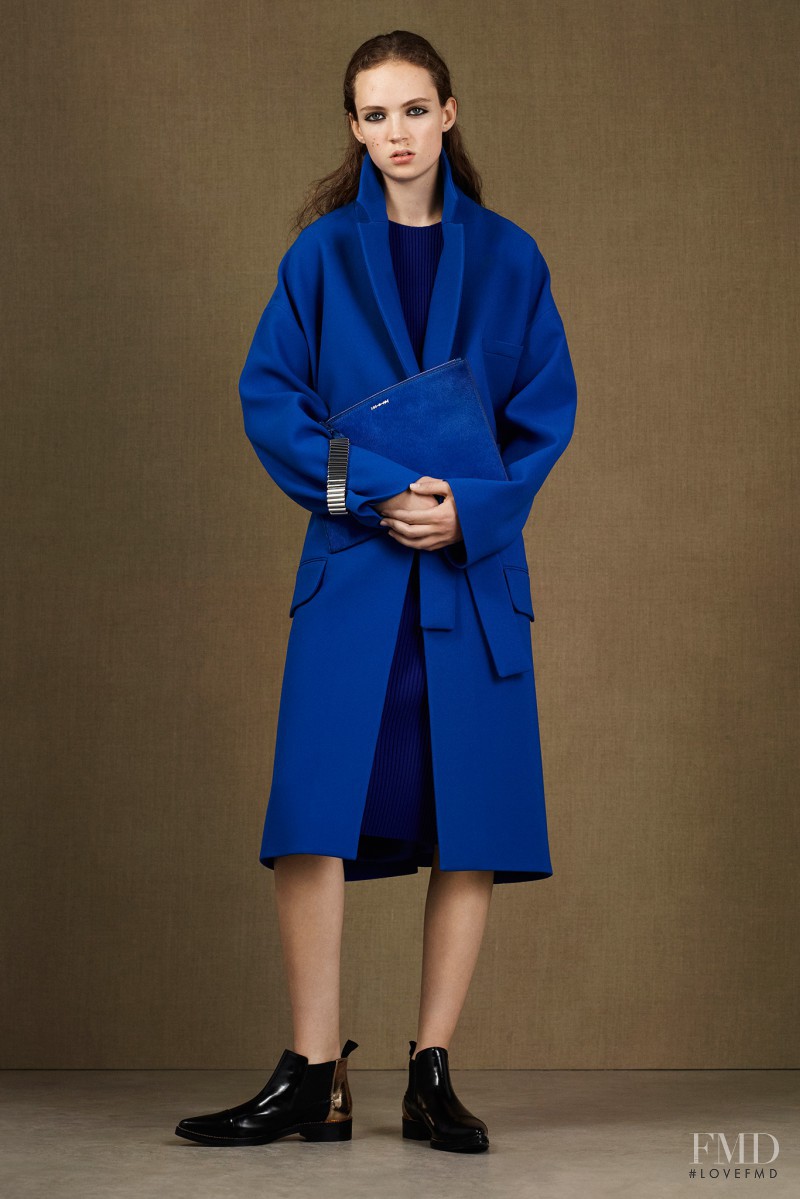 Adrienne Juliger featured in  the McQ Alexander McQueen fashion show for Pre-Fall 2015