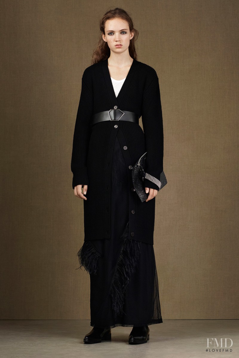 Adrienne Juliger featured in  the McQ Alexander McQueen fashion show for Pre-Fall 2015