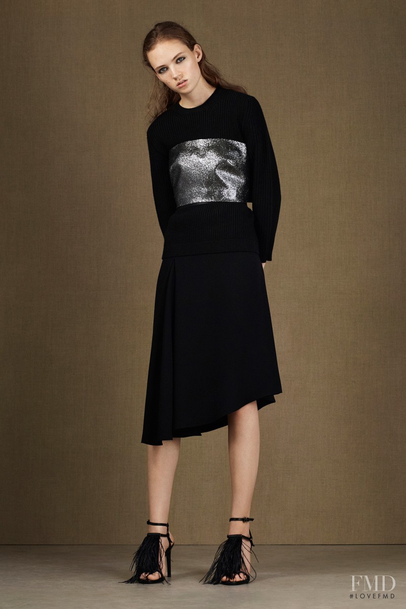 Adrienne Juliger featured in  the McQ Alexander McQueen fashion show for Pre-Fall 2015