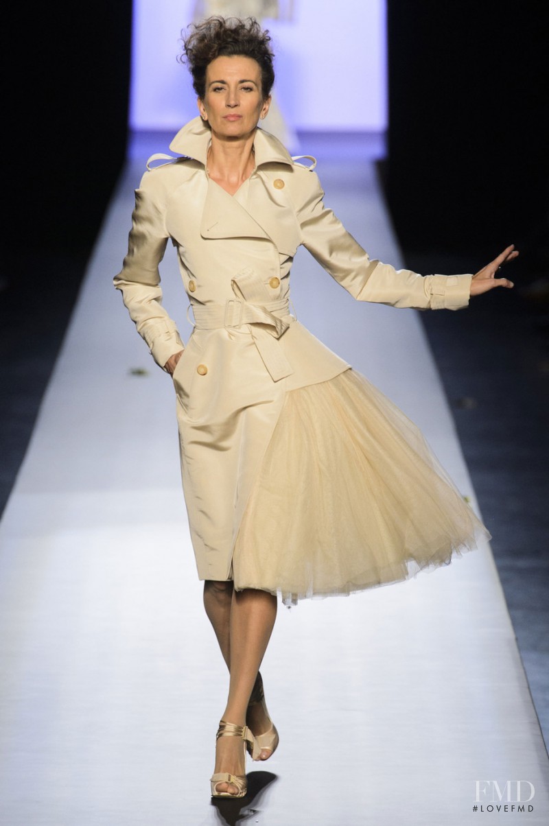 Violeta Sanchez featured in  the Jean Paul Gaultier Haute Couture fashion show for Spring/Summer 2015