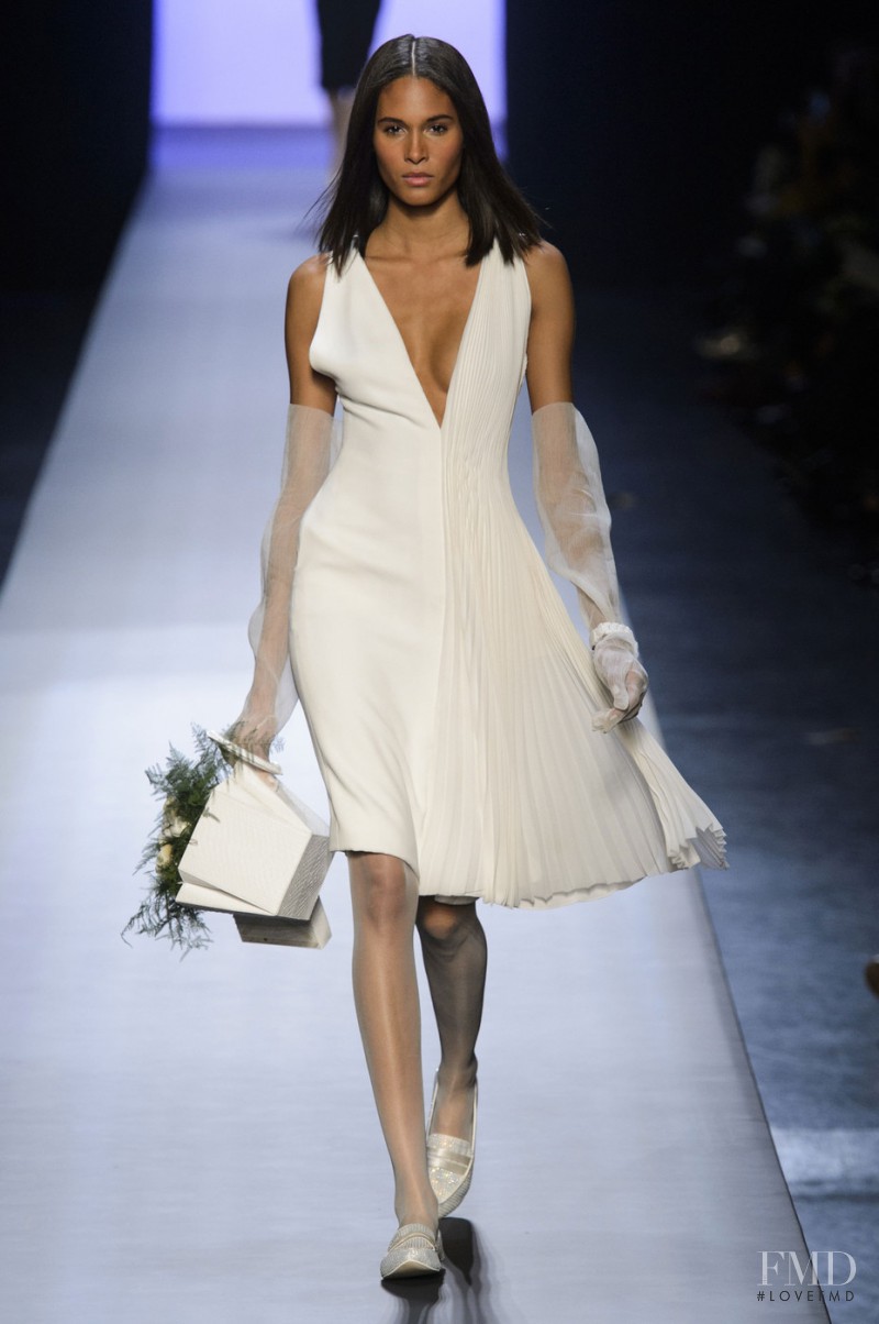 Cindy Bruna featured in  the Jean Paul Gaultier Haute Couture fashion show for Spring/Summer 2015