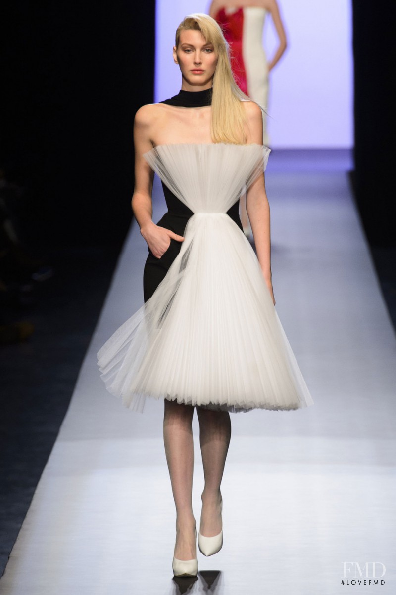 Veroniek Gielkens featured in  the Jean Paul Gaultier Haute Couture fashion show for Spring/Summer 2015