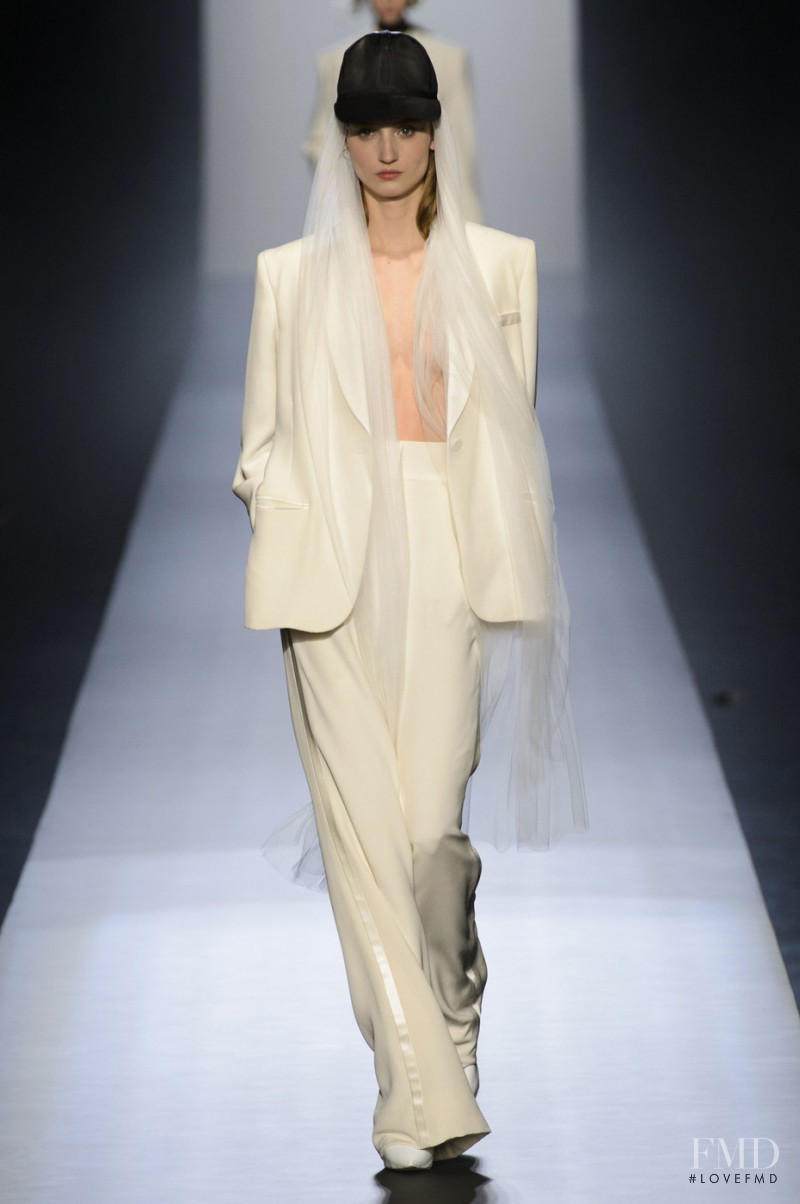Alex Yuryeva featured in  the Jean Paul Gaultier Haute Couture fashion show for Spring/Summer 2015