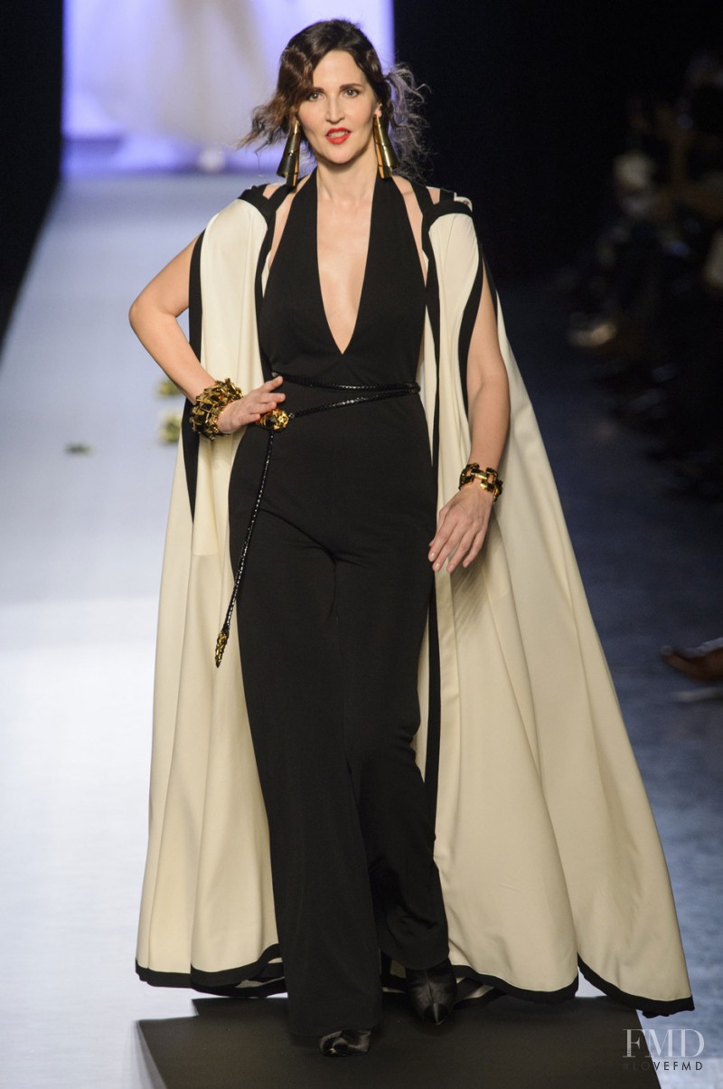 Suzanne von Aichinger featured in  the Jean Paul Gaultier Haute Couture fashion show for Spring/Summer 2015