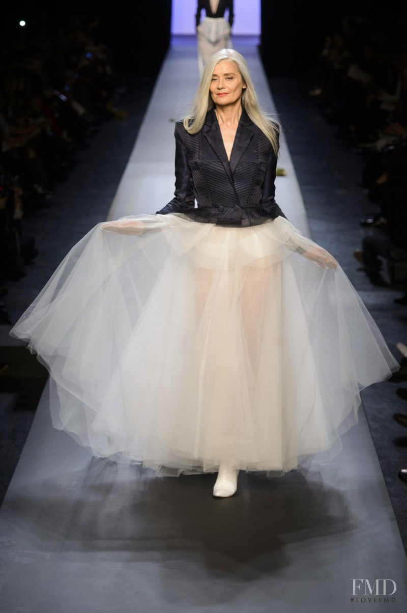 Catherine Loewe featured in  the Jean Paul Gaultier Haute Couture fashion show for Spring/Summer 2015