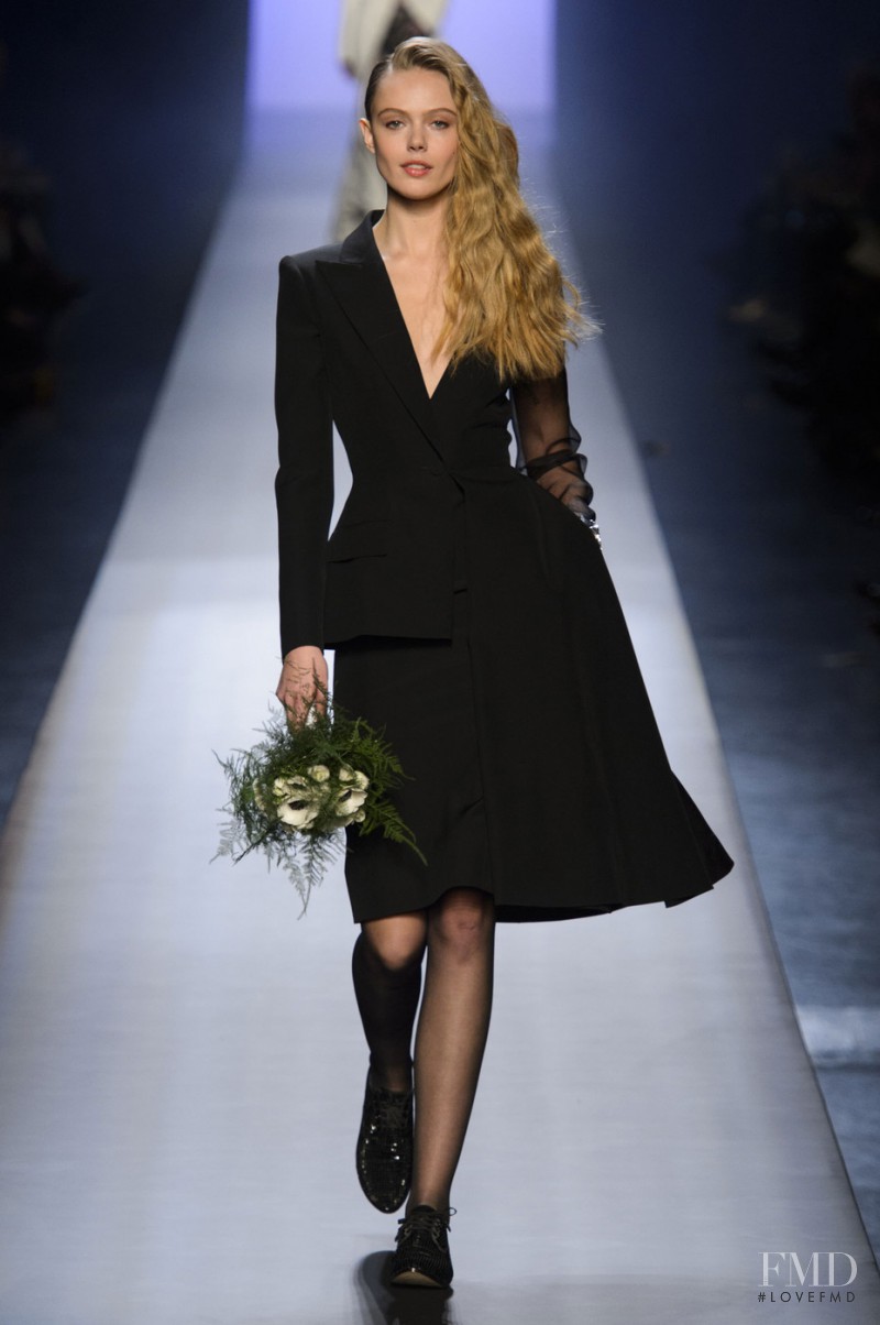 Frida Gustavsson featured in  the Jean Paul Gaultier Haute Couture fashion show for Spring/Summer 2015