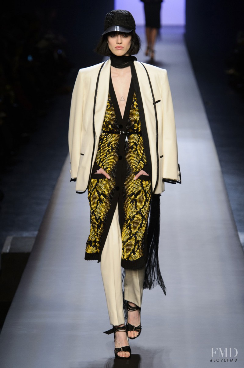 Sarah Brannon featured in  the Jean Paul Gaultier Haute Couture fashion show for Spring/Summer 2015