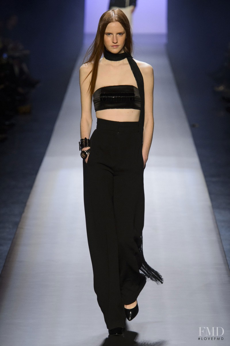 Magdalena Jasek featured in  the Jean Paul Gaultier Haute Couture fashion show for Spring/Summer 2015