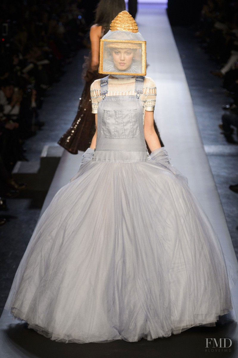 Lindsey Wixson featured in  the Jean Paul Gaultier Haute Couture fashion show for Spring/Summer 2015
