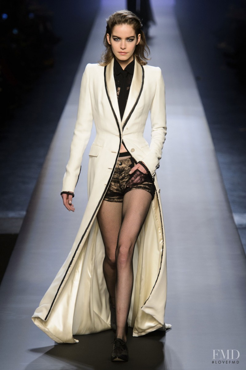 Alexandra Hochguertel featured in  the Jean Paul Gaultier Haute Couture fashion show for Spring/Summer 2015