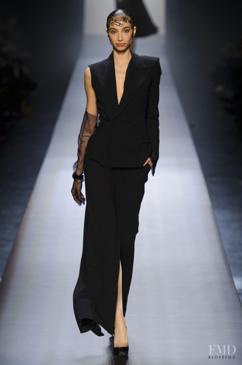 Alexandra Agoston-O\'Connor featured in  the Jean Paul Gaultier Haute Couture fashion show for Spring/Summer 2015
