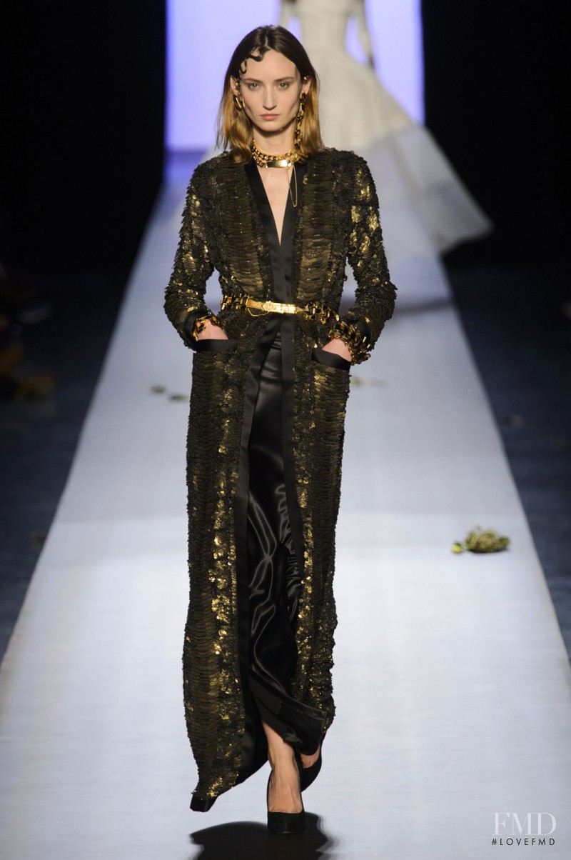 Alex Yuryeva featured in  the Jean Paul Gaultier Haute Couture fashion show for Spring/Summer 2015