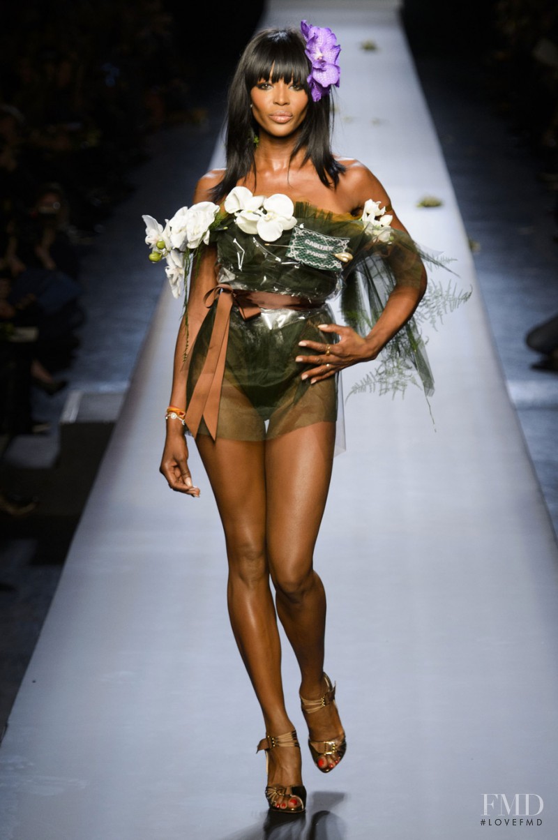 Naomi Campbell featured in  the Jean Paul Gaultier Haute Couture fashion show for Spring/Summer 2015