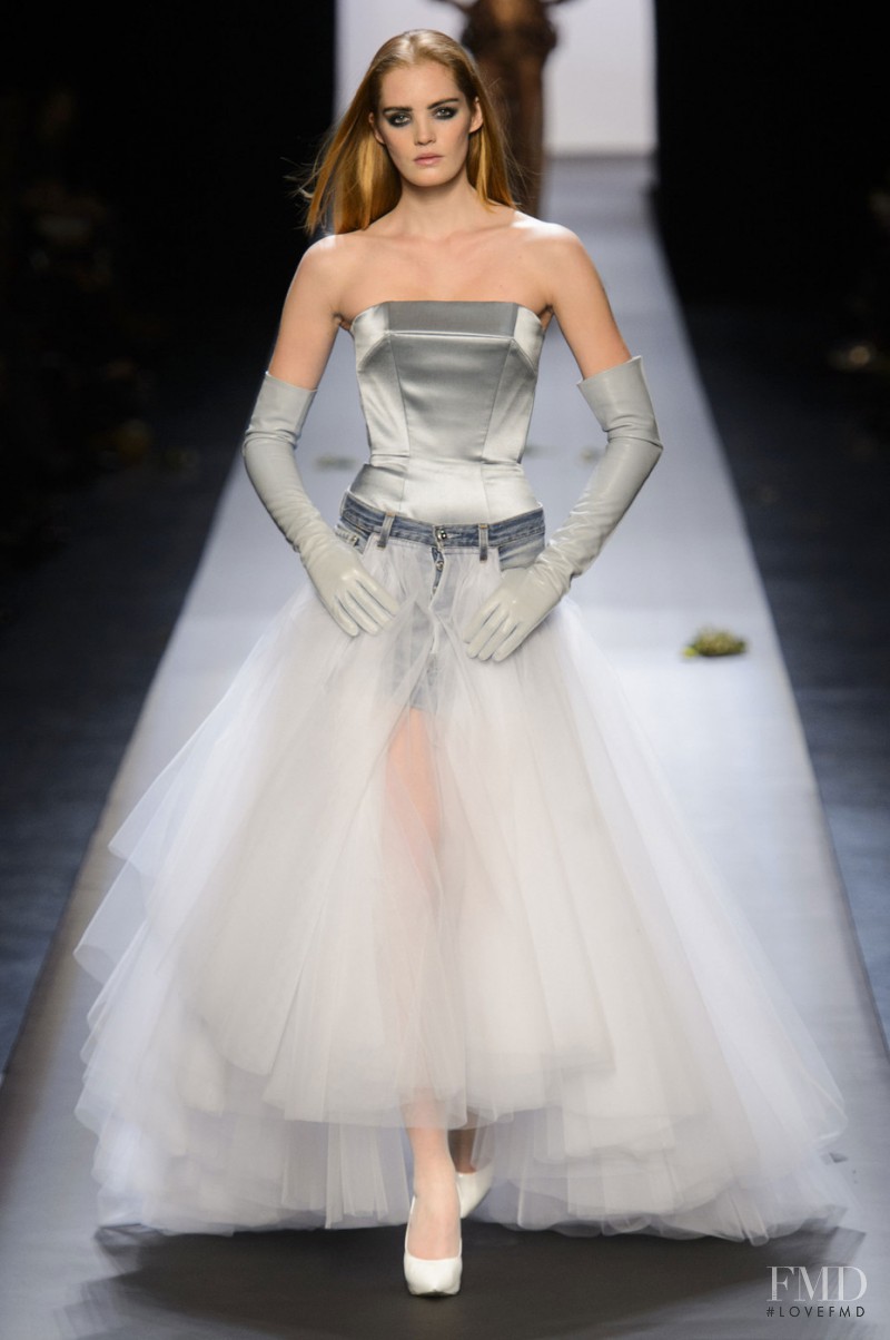 Alexina Graham featured in  the Jean Paul Gaultier Haute Couture fashion show for Spring/Summer 2015