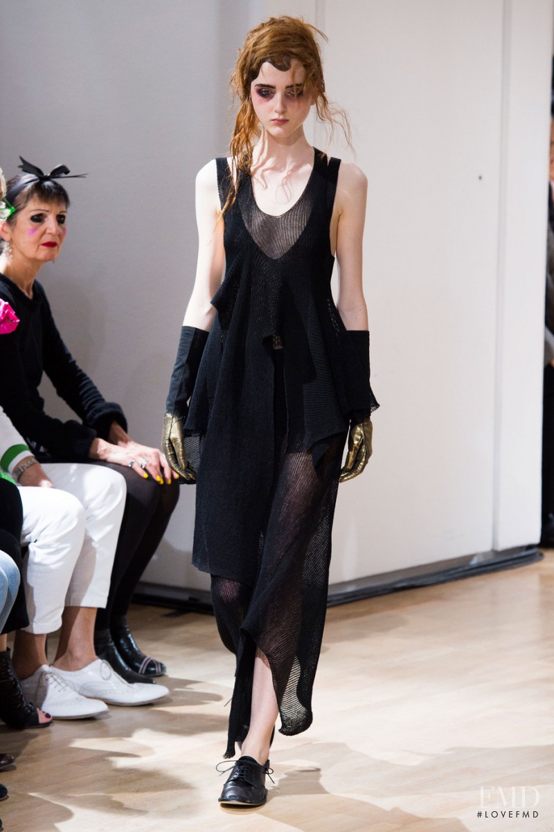 Madison Stubbington featured in  the Yohji Yamamoto fashion show for Spring/Summer 2015