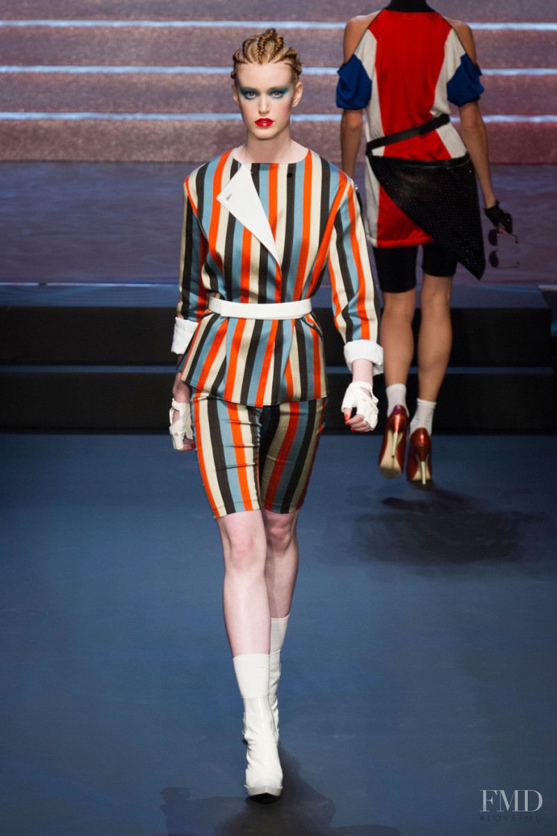 Lulu Valentine featured in  the Jean-Paul Gaultier fashion show for Spring/Summer 2015