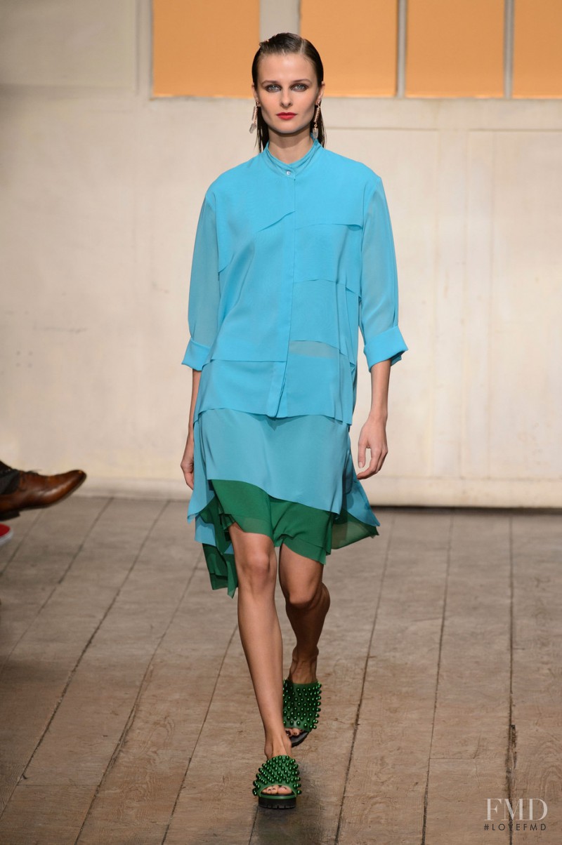 Cedric Charlier fashion show for Spring/Summer 2015