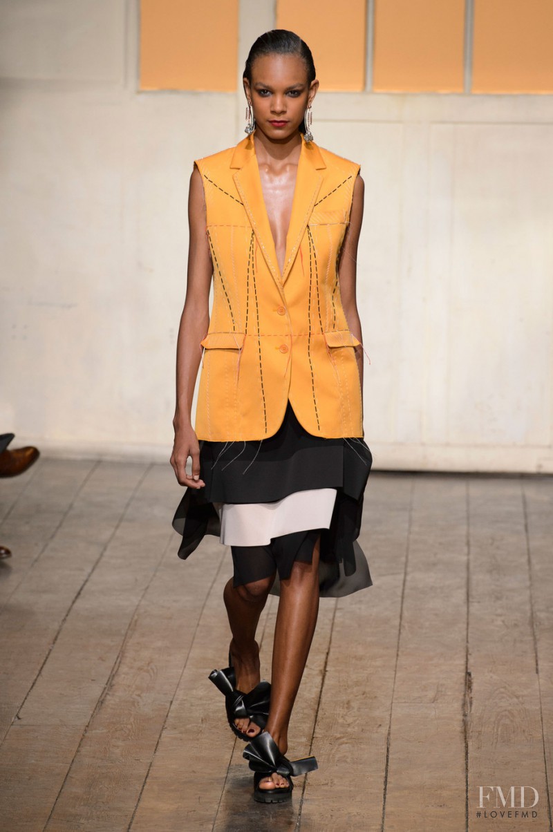 Cedric Charlier fashion show for Spring/Summer 2015