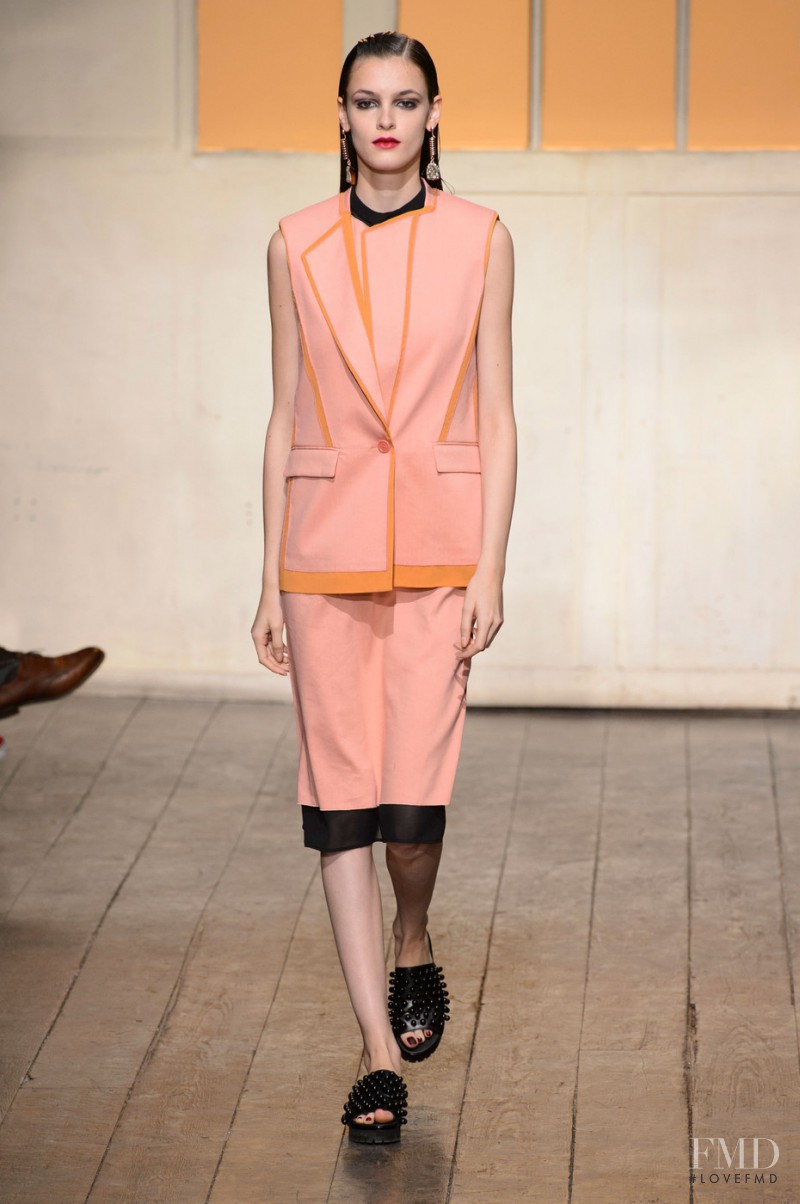 Cedric Charlier fashion show for Spring/Summer 2015