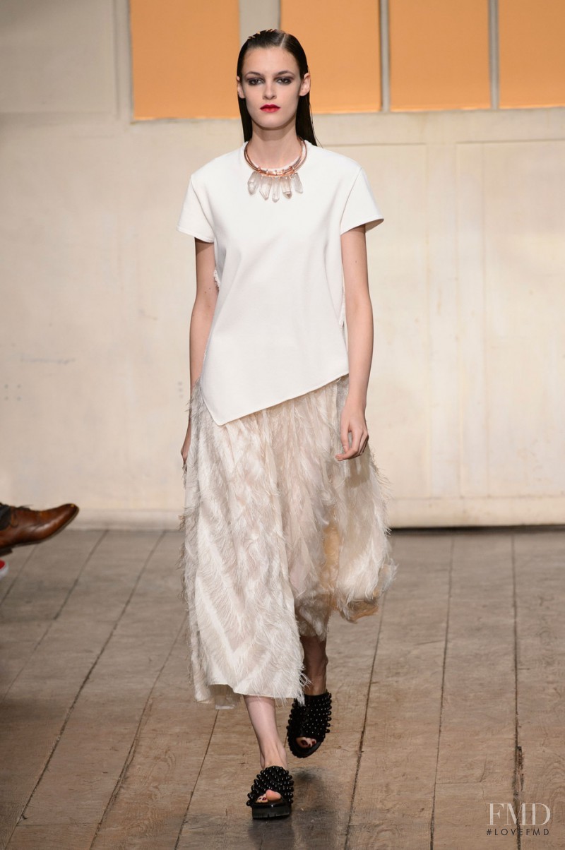 Cedric Charlier fashion show for Spring/Summer 2015