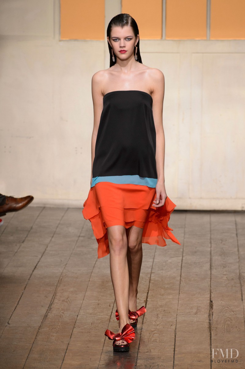 Cedric Charlier fashion show for Spring/Summer 2015