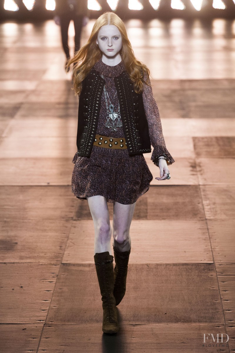 Madison Stubbington featured in  the Saint Laurent fashion show for Spring/Summer 2015