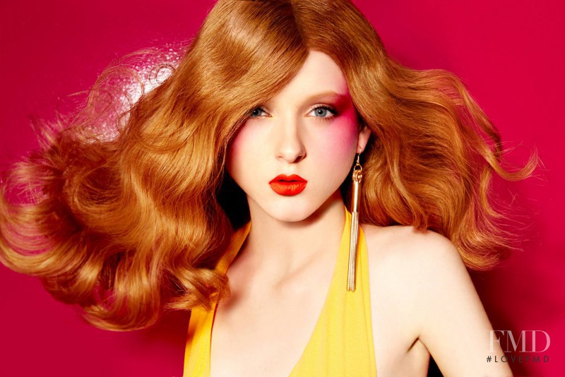 Madison Stubbington featured in  the Kevin Murphy Shine advertisement for Autumn/Winter 2014